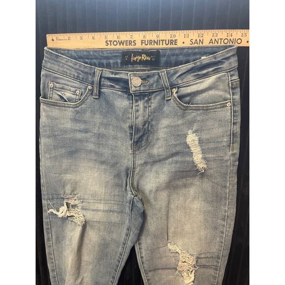 Indigo Rain Women’s Light Wash Distressed Jeans – Size 9/28 - Picture 5 of 5